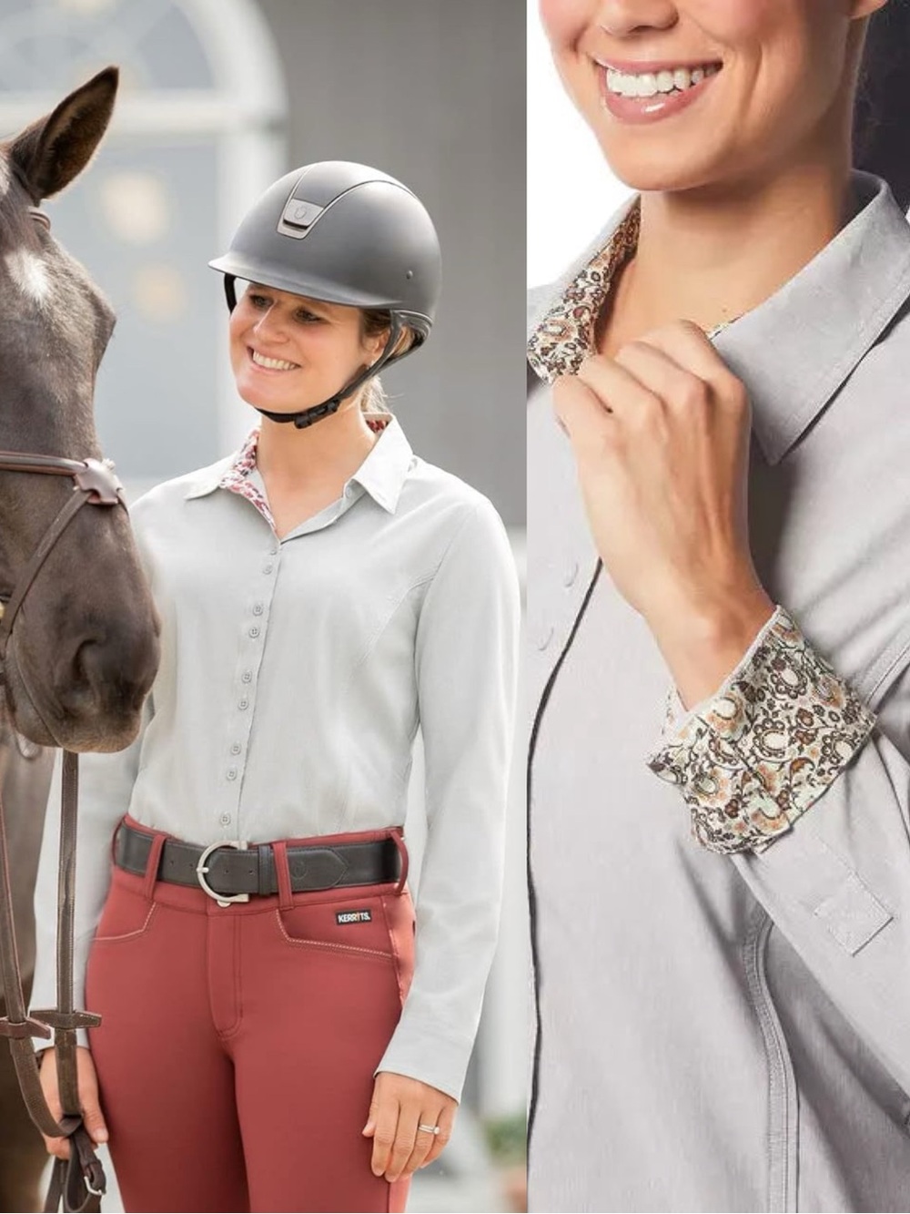 Kerrits Equitate Button Up Shirt